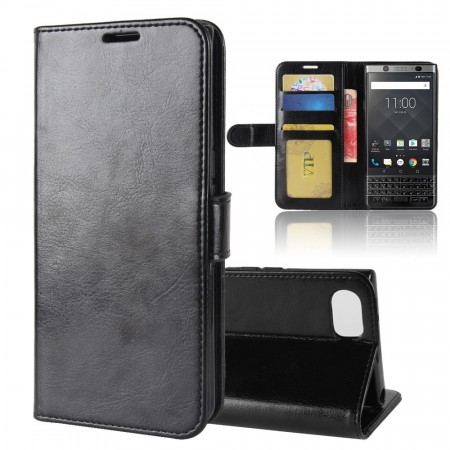 Lommebok deksel for BlackBerry KEYone svart