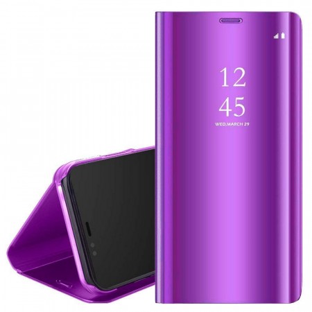 Lux Mirror View Flip deksel for iPhone XS Max lilla
