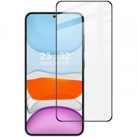 IMAK Herdet Glass skjermbeskytter Samsung Galaxy S24 5G svart kant