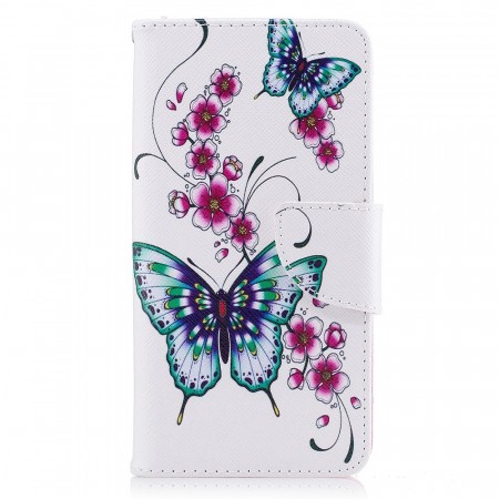 Lommebok deksel for LG K8 - Butterfly