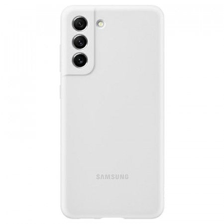 Samsung Galaxy S21 FE Silikondeksel - hvit