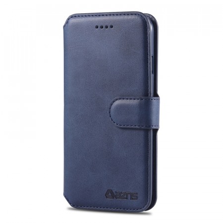 Azns Lommebok deksel for iPhone 7/8/SE (2020) blå