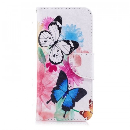 Lommebok deksel for Samsung Galaxy J3 (2017) - Butterfly