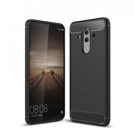 Tech-Flex TPU Deksel Carbon for Huawei Mate 10 Pro svart