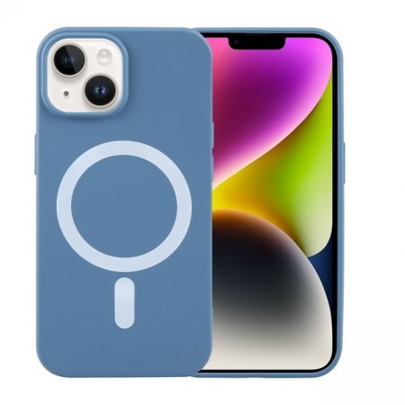 Tech-Flex TPU Deksel for iPhone 15 Plus med MagSafe blå