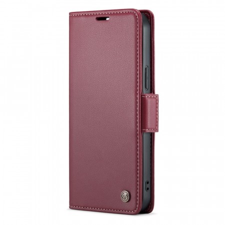 CaseMe Lommebok deksel for iPhone 15 Pro rød
