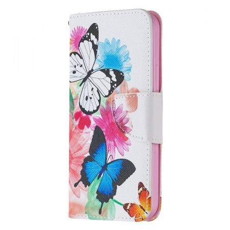 Lommebok deksel til iPhone 12/12 Pro - Butterfly