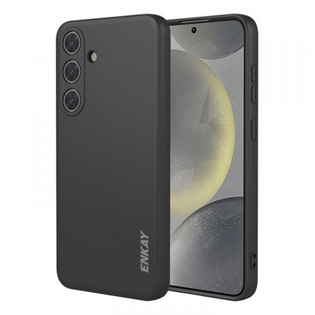 ENKAY Liquid Silikon deksel Samsung Galaxy S26+ plus 5G Svart
