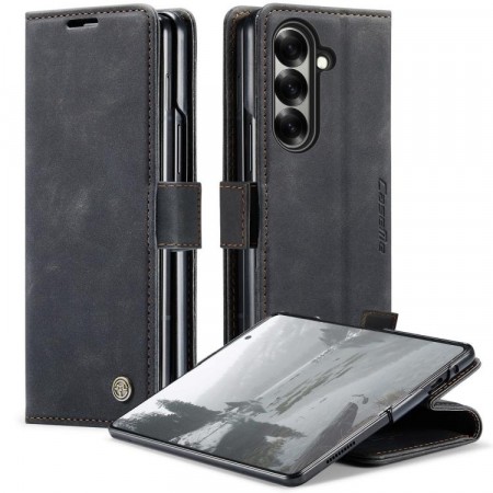 CaseMe flip Retro deksel for Samsung Galaxy Z Fold 7 5G svart