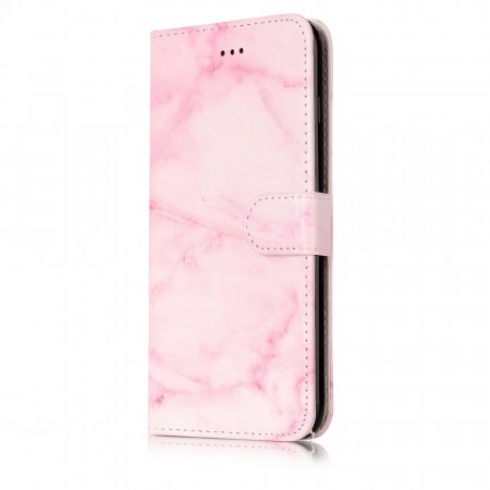 Lommebok deksel for iPhone 7 Plus/8 Plus rosa marmor