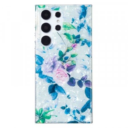 Fashion TPU Deksel for Samsung Galaxy S22 Ultra 5G - Blomster
