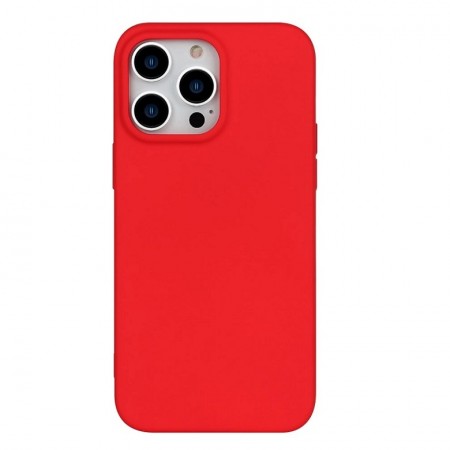 Tech-Flex silikondeksel iPhone 15 Pro rød