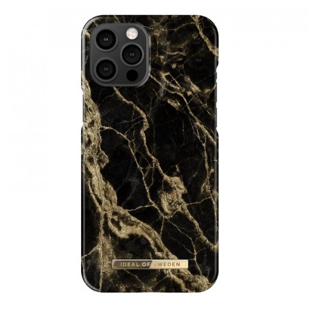 iDeal Of Sweden iPhone 12 Pro Max Fashion Case - Golden Smoke Marble