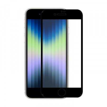 Enkay Hat-Prince herdet Glass skjermbeskytter iPhone 7/8/SE (2020/2022) svart kant