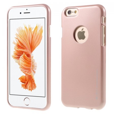 Mercury Goospery TPU Deksel for iPhone 6 Plus / 6S Plus Roségull