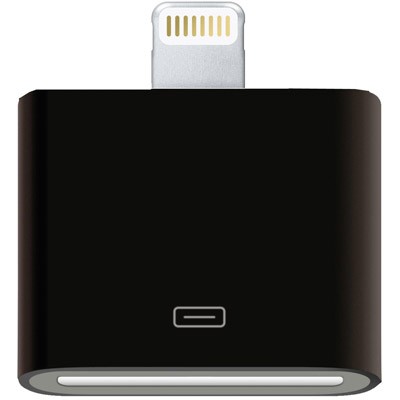 Adapter 30-pin til 8-Pin til iPhone/iPad svart