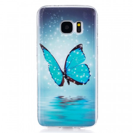 Fashion TPU Deksel Samsung Galaxy S7 - Butterfly