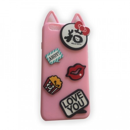 TPU Deksel iPhone 6 Plus / 6S Plus - Hello kitty