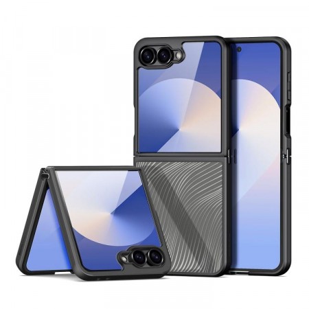 Dux Ducis Aimo Series deksel Samsung Galaxy Z Flip 7 5G Svart