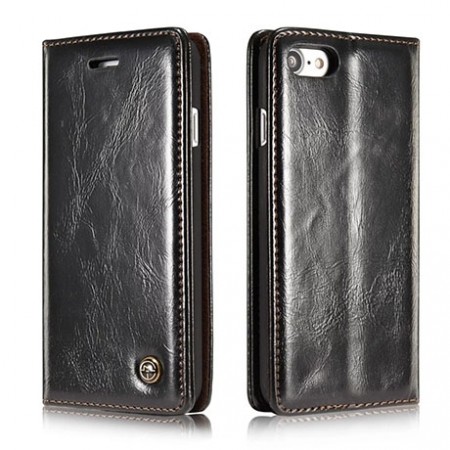 CaseMe flip deksel for iPhone 7/8 svart