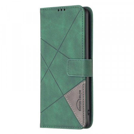 Binfen Lommebok deksel Stitching for iPhone 17 Pro Max - Grønn