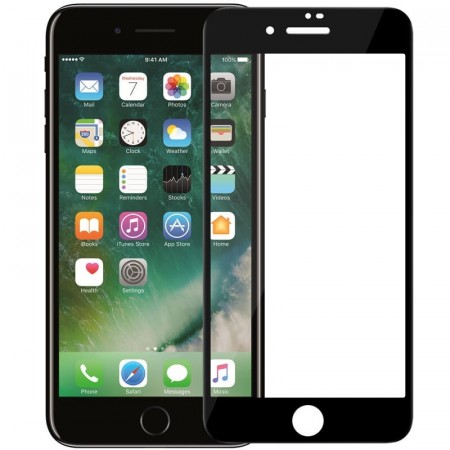 Nillkin XD CP + MAX herdet glass skjermbeskytter heldekkende iPhone 7/8 svart