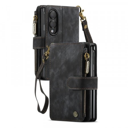 CaseMe multifunksjonell Lommebok deksel Samsung Galaxy Z Fold 8 5G svart