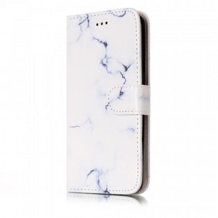Lommebok deksel for Samsung Galaxy S7 - Hvit marmor