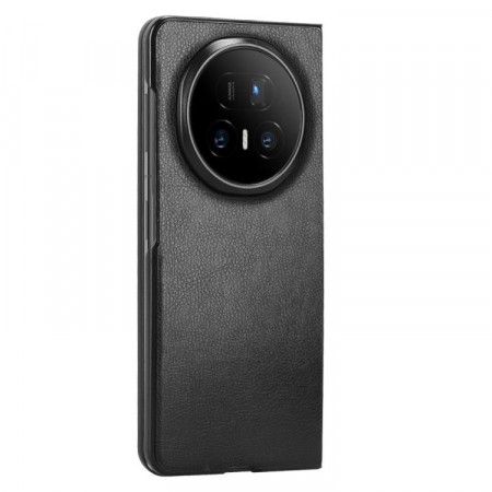 Tech-Flex Deksel med lær Honor Magic V5 5G svart