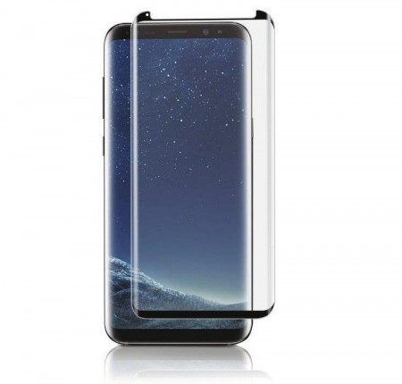 Panzer Premium Buet Glass Skjermbeskyttelse Galaxy S8 svart