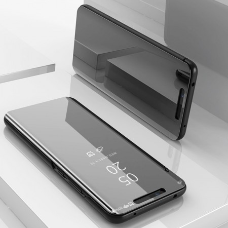 Lux Mirror View Flip deksel Huawei Mate 20 Lite Svart