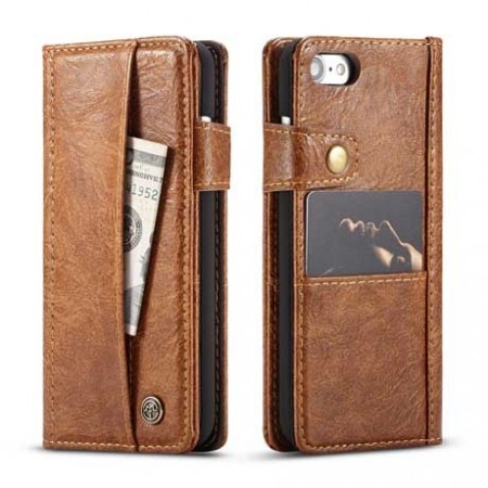 CaseMe Retro deksel for iPhone 7/8 brun