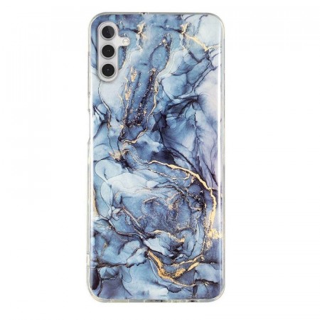 Fashion TPU Deksel Samsung Galaxy A13 5G/A04s - Blå marmor