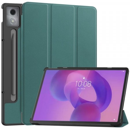 Deksel Tri-Fold Smart til Lenovo Idea Tab Pro mørk grønn