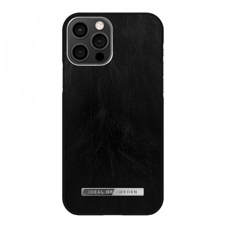 iDeal of Sweden iPhone 12/12 Pro Atelier Case Glossy Black Silver