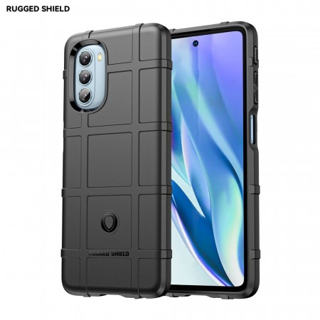 Armor Rugged Shield TPU Deksel Motorola Moto G51 svart