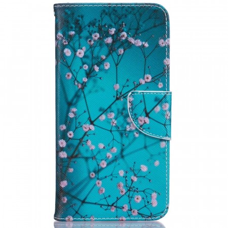 Lommebok deksel for iPhone 7/8/SE (2020) - Rosa blomster