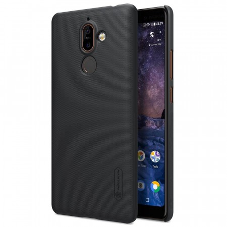 Nillkin Super Frosted Shield Deksel Nokia 7 Plus svart