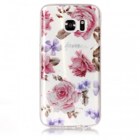 TPU Deksel Samsung Galaxy S7 - Blomster