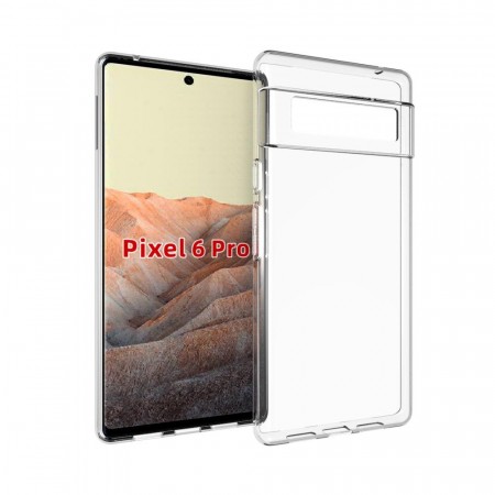 Tech-Flex TPU Deksel for Google Pixel 6 Pro 5G Gjennomsiktig