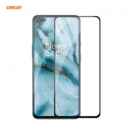 Enkay Hat-Prince herdet glass OnePlus Nord svart