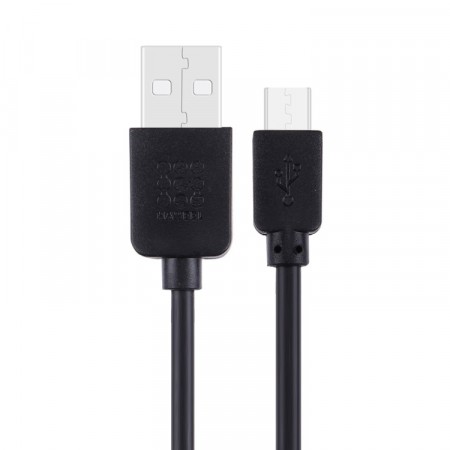 HAWEEL 1M USB-A til Micro USB Hurtiglader kabel 25W  svart