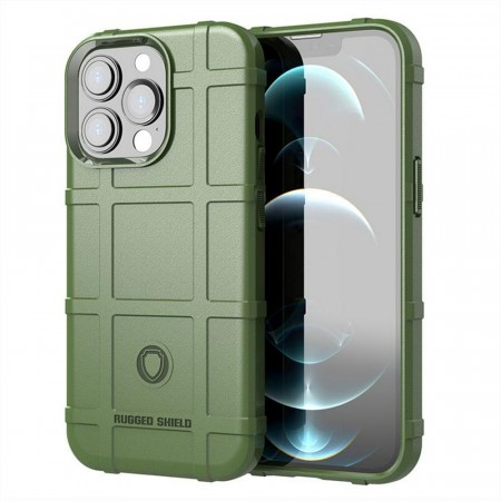Armor Rugged Shield TPU Deksel iPhone 13 Pro grønn