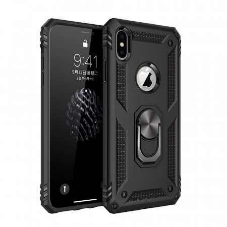 iPhone 8/7 Plus Ring Armor Deksel - Svart
