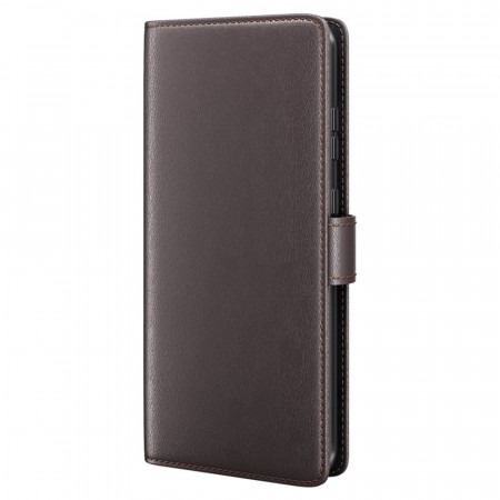 Lommebok deksel Premium for iPhone 16 Pro brun