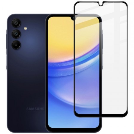 IMAK Herdet Glass skjermbeskytter Samsung Galaxy A16 svart kant