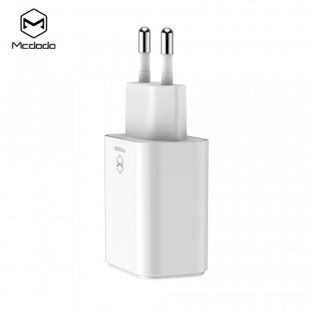 Mcdodo 2 USB Porter Vegglader 2.4A hvit