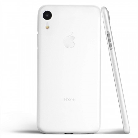 iPhone XR Ultratynt Deksel - Hvit/Gjennomsiktig