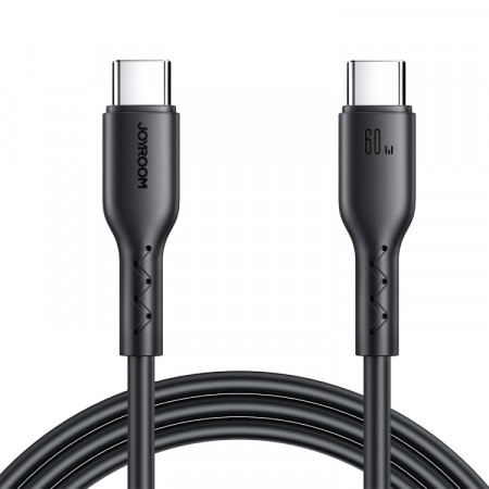 JOYROOM USB-C til USB-C 60W Ladekabel 2m - Svart