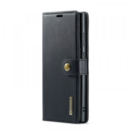 DG.Ming 2-i-1 Lommebok-deksel I Lær Samsung Galaxy S24 Ultra 5G svart